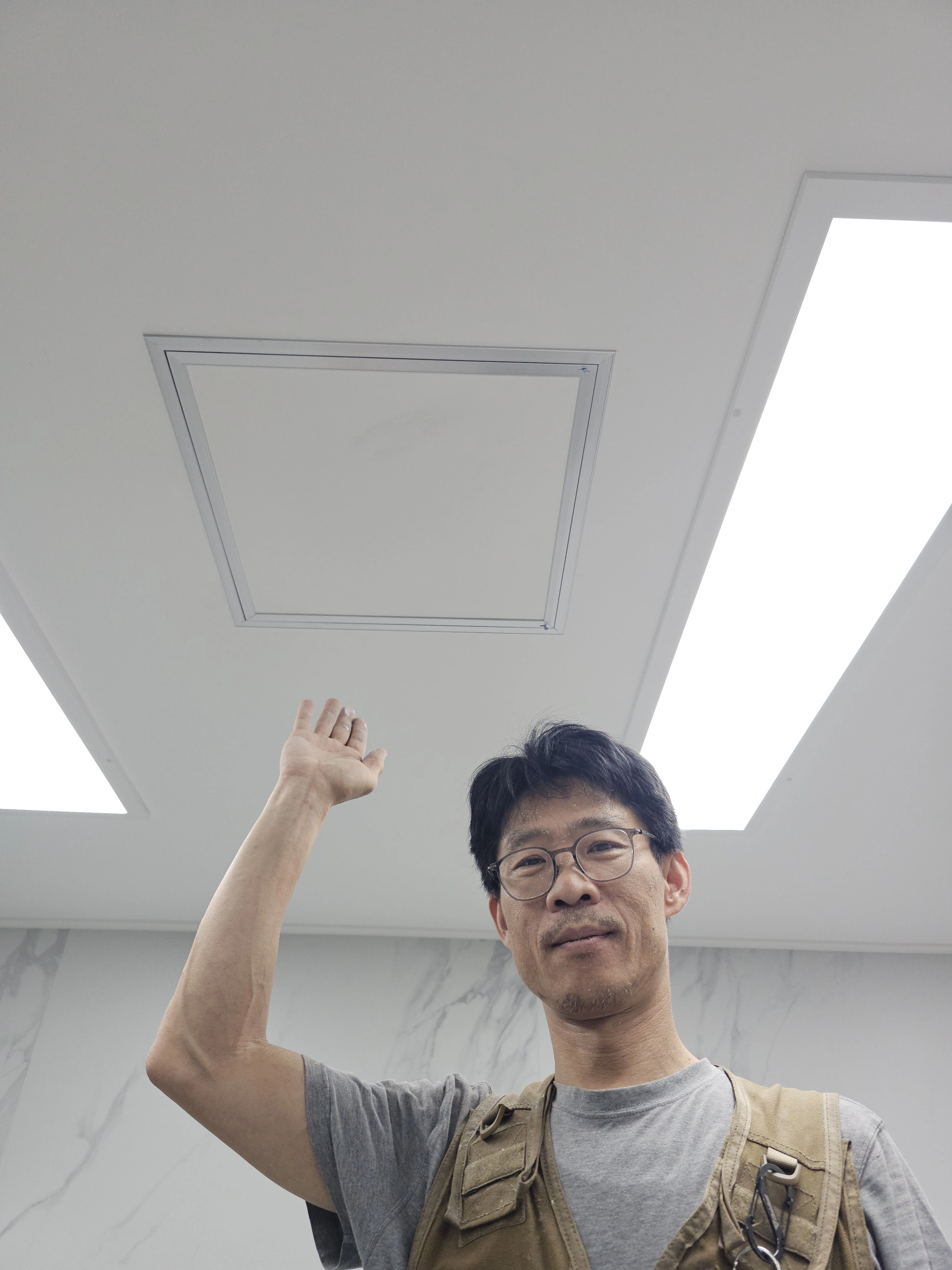 기계실·설비실 천장점검구시공 현장 사진 시공 후