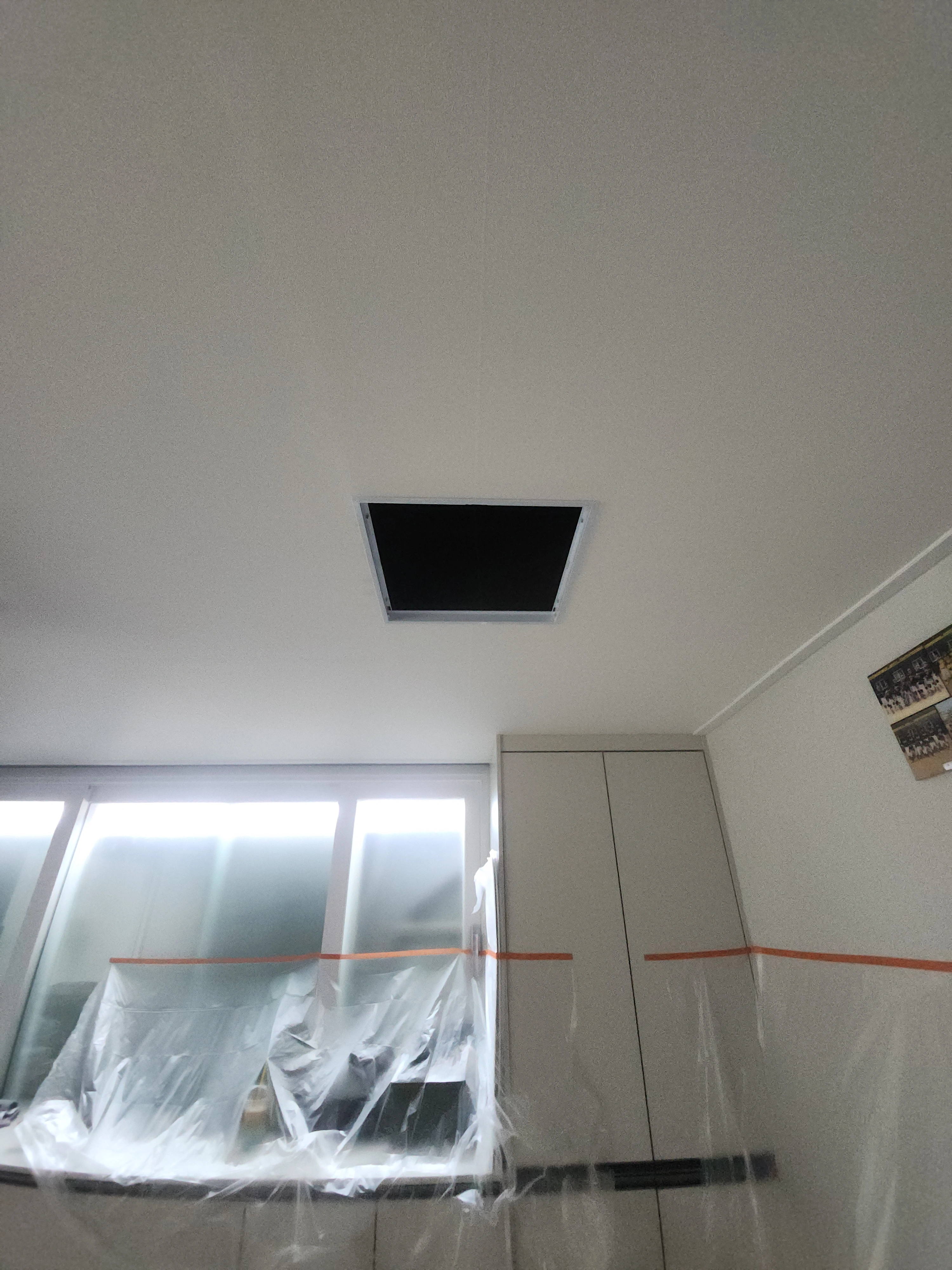 스틸 천장점검구 설치 현장
